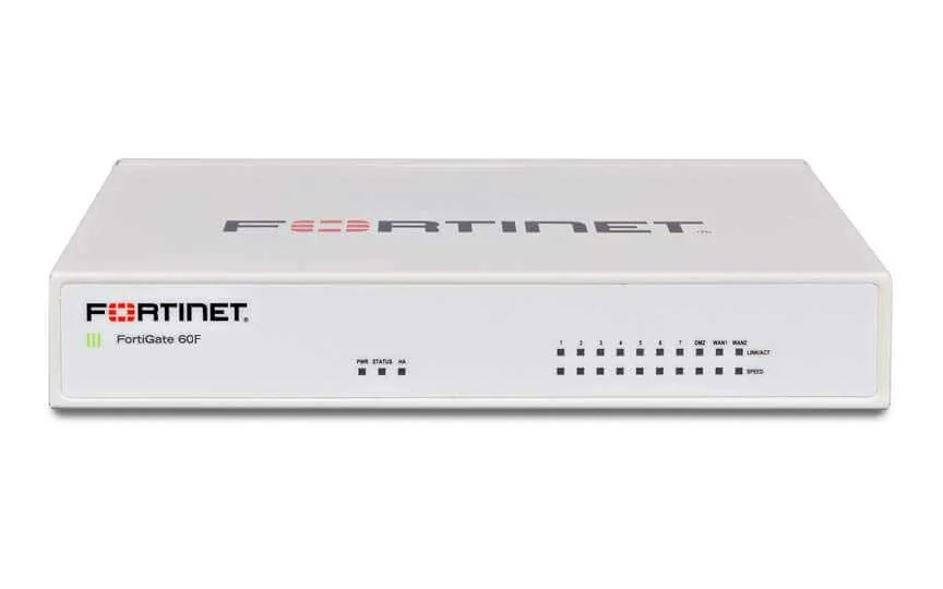 Fortinet FortiGate 60F hårdvara – nästa generations brandväggsskydd och säkerhet