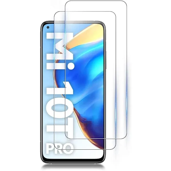 Topme 2-pack skärmskydd i härdat glas för Xiaomi MI 10T Lite 5G