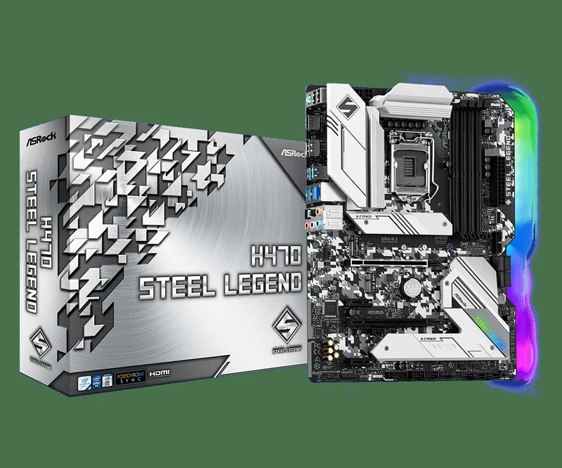 spelmoderkort Fit For ASRock H470 Steel Legend