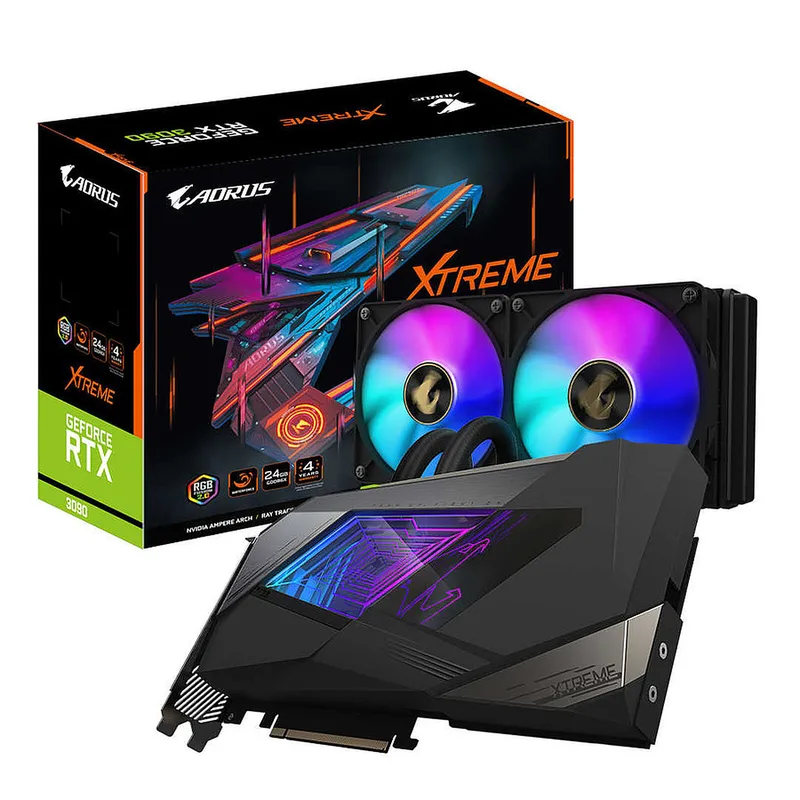 Gigabyte GeForce RTX 3090 AORUS XTREME WATERFORCE grafikkort