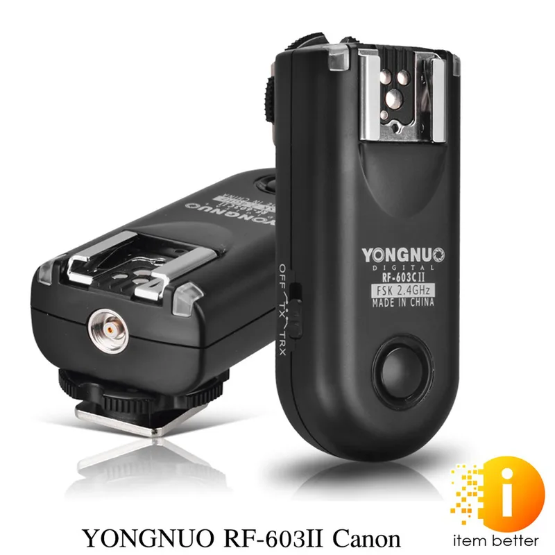 Yongnuo RF-603C II trådlös fjärrkontroll Flash Trigger C3