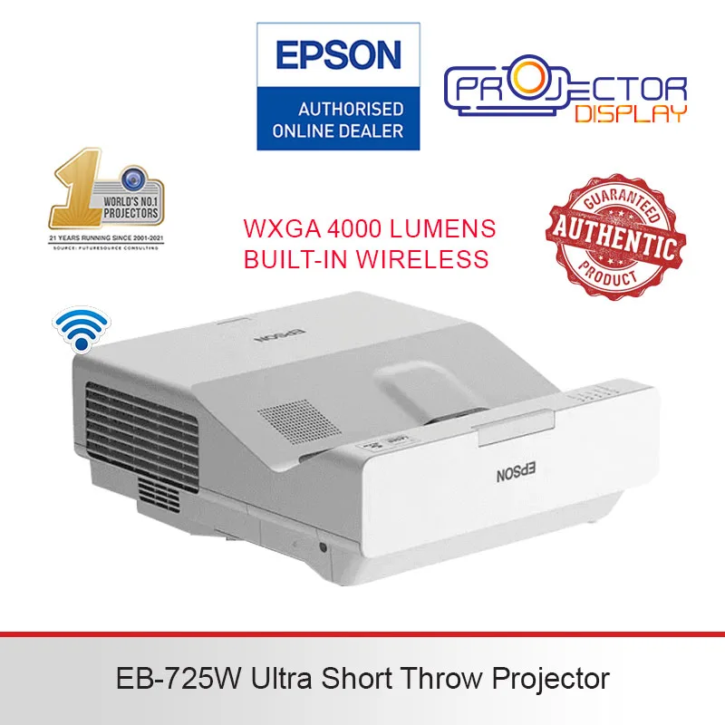 Epson EB-725W Ultra Short Throw projektor