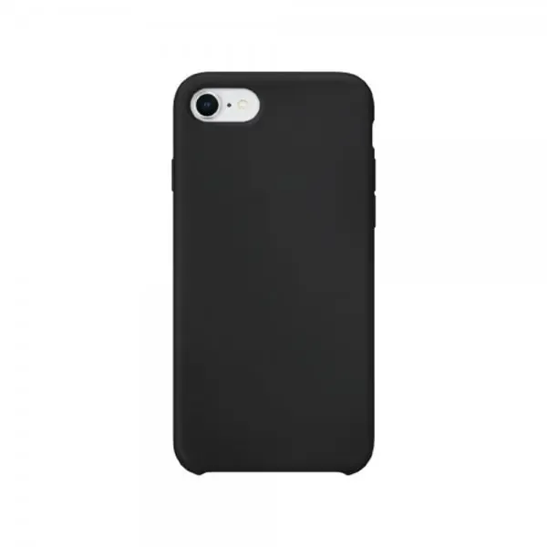 INF iPhone 7/8/SE skal silikon Svart