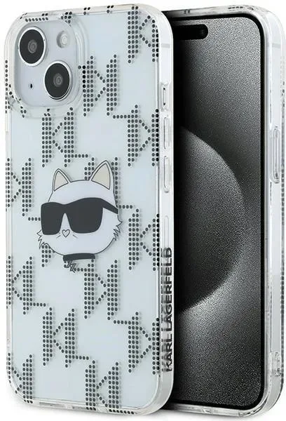 Karl Lagerfeld Mobilskal till iPhone 15/14/13 IML Choupette Head