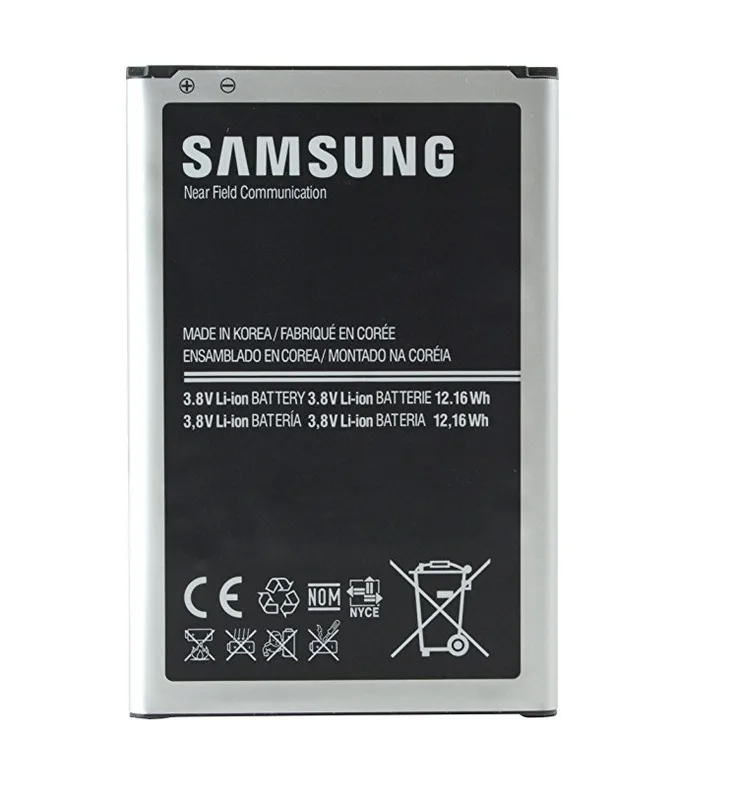 3 600 mAh Note 3 batteri Li-Ion ersättningsbatteri för Samsung Galaxy N9005 N9006 N9009 N9000 EB-B800BE telefon
