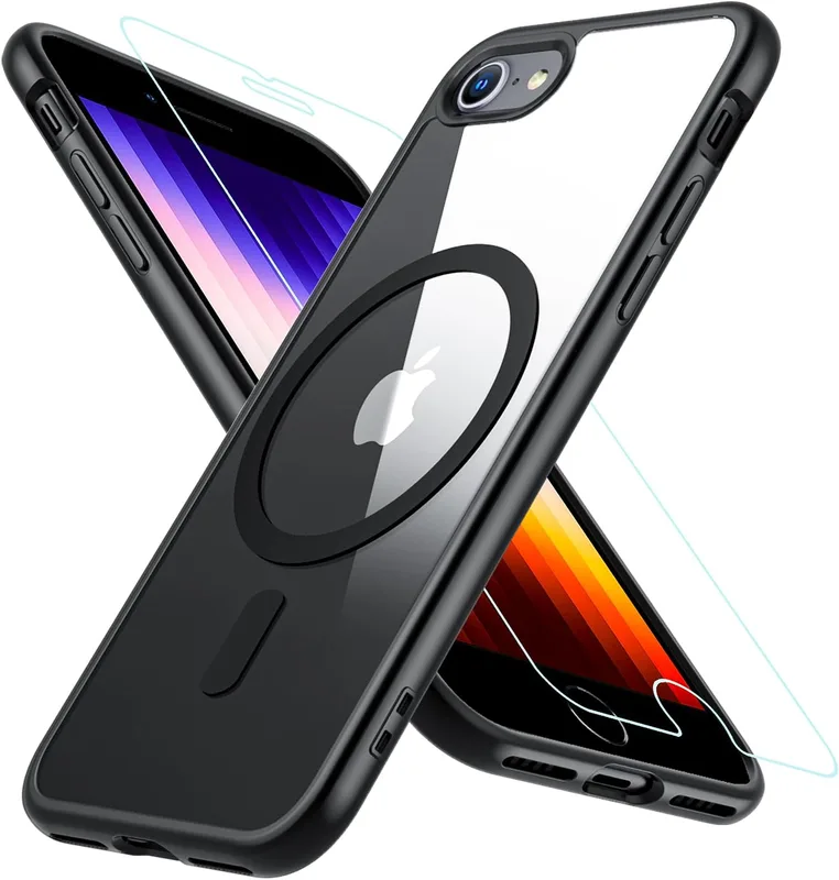 Spigen Ultra Hybrid Skal kompatibel med iPhone SE 2020, iPhone 8 och iPhone 7