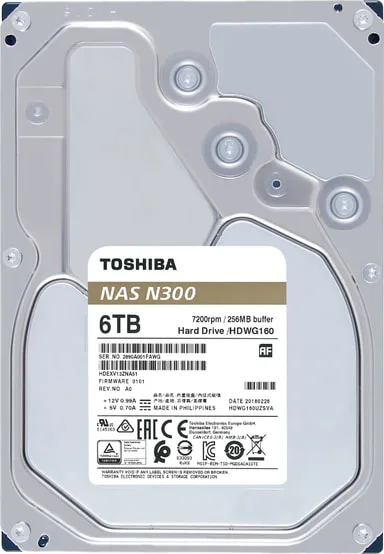 Toshiba N300 NAS intern hårddisk