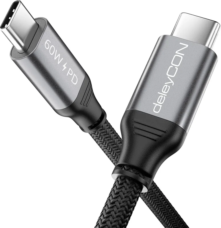 deleyCON 0,5m USB-C-Kabel