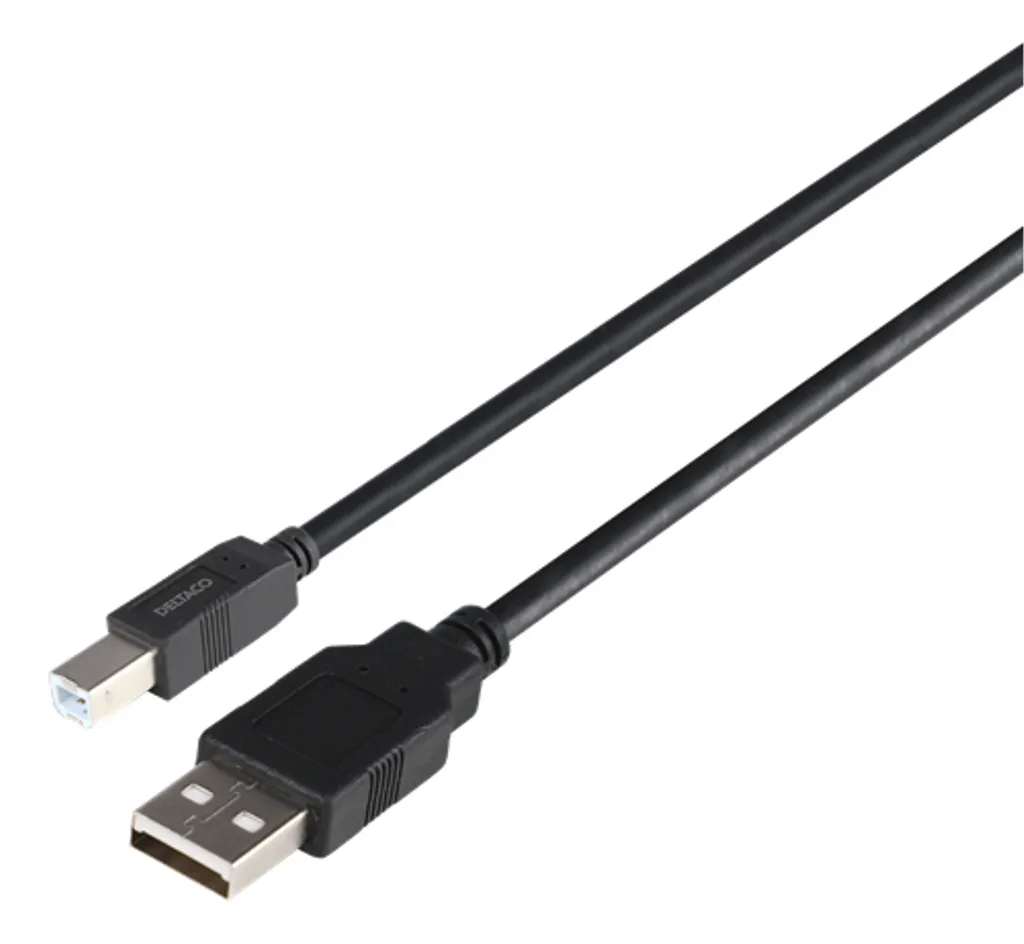 USB 2.0 24AWG A till A hane till hane kabel