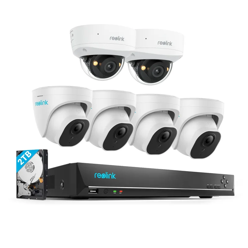 Reolink 5MP PoE Säkerhetskamera System