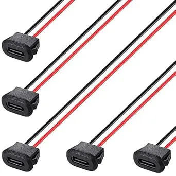 12 ST 2-tråds USB-C Kontakt