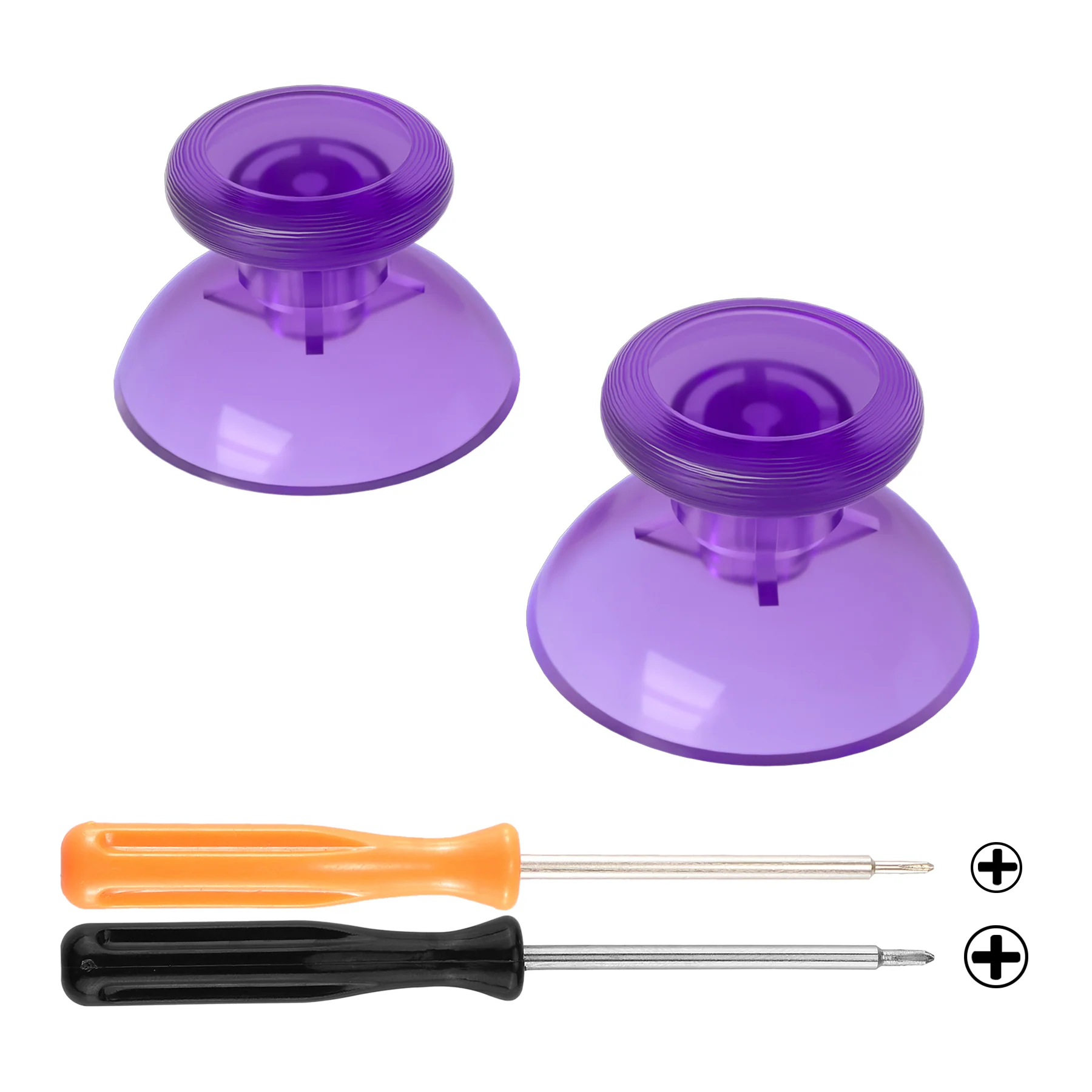 eXtremeRate Klar Atomic Lila Ersättning Thumbsticks