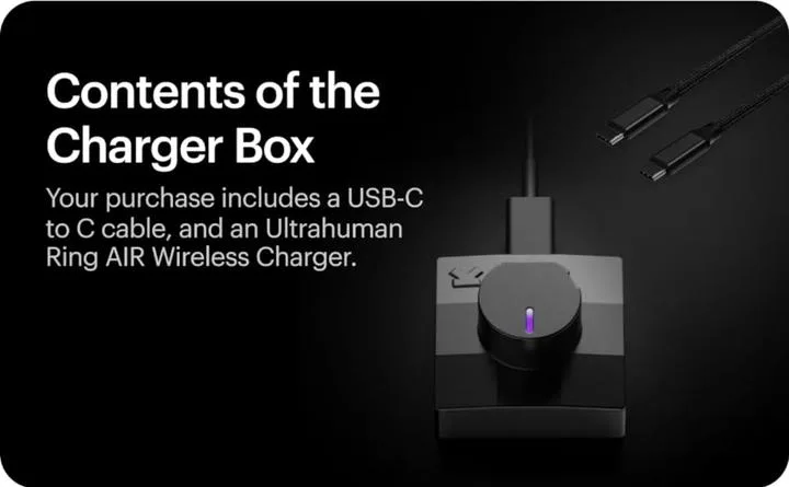 Ultrahuman Ring Charging Dock Size 6