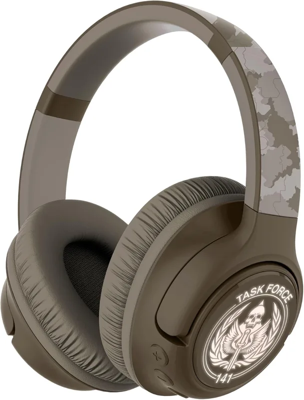 OTL Technologies Blutooth Call of Duty LED Light Up Foldable Desert Sand Camo hörlurar