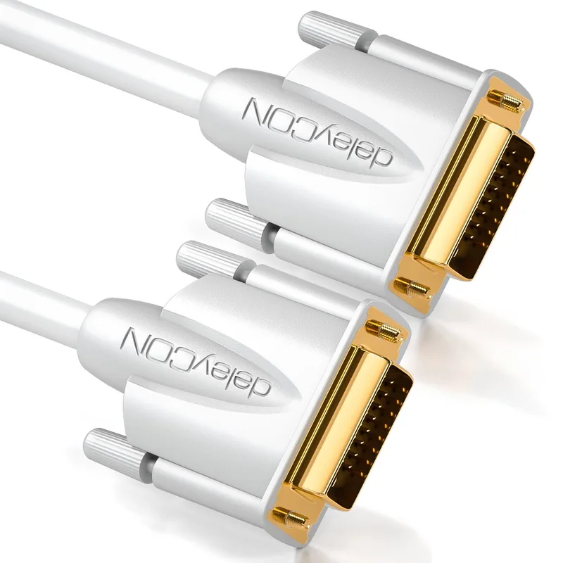 deleyCON 3,0m DVI-Kabel Dual Link