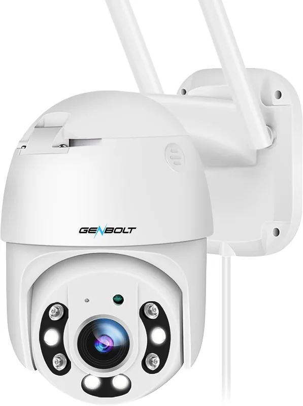 GENBOLT 2.5K AOV Trådlös Övervakningskamera Utomhus WiFi