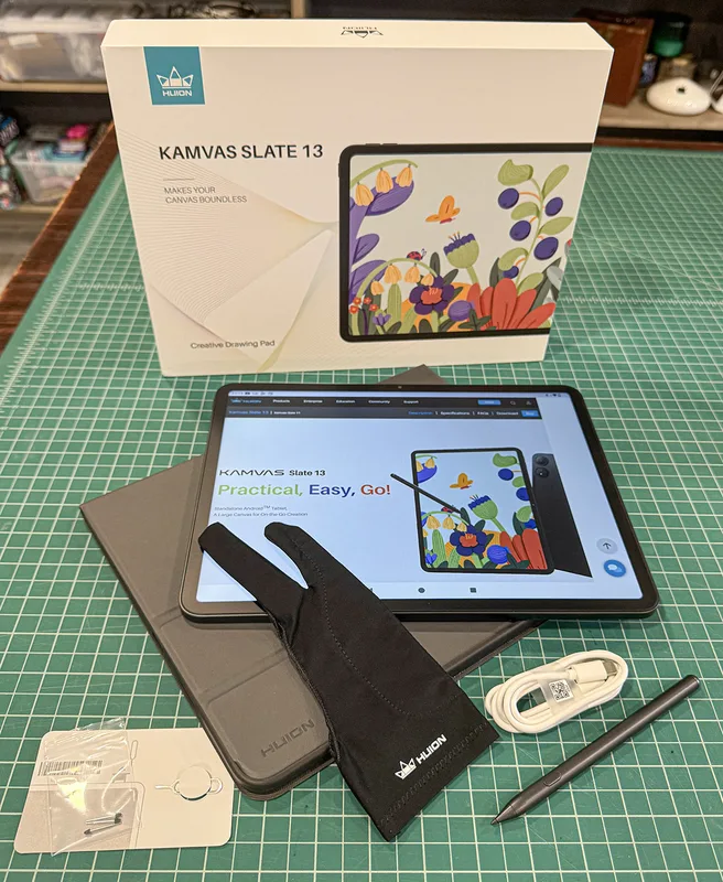 HUION Kamvas Slate 13 grafikplatta med skärm utan dator