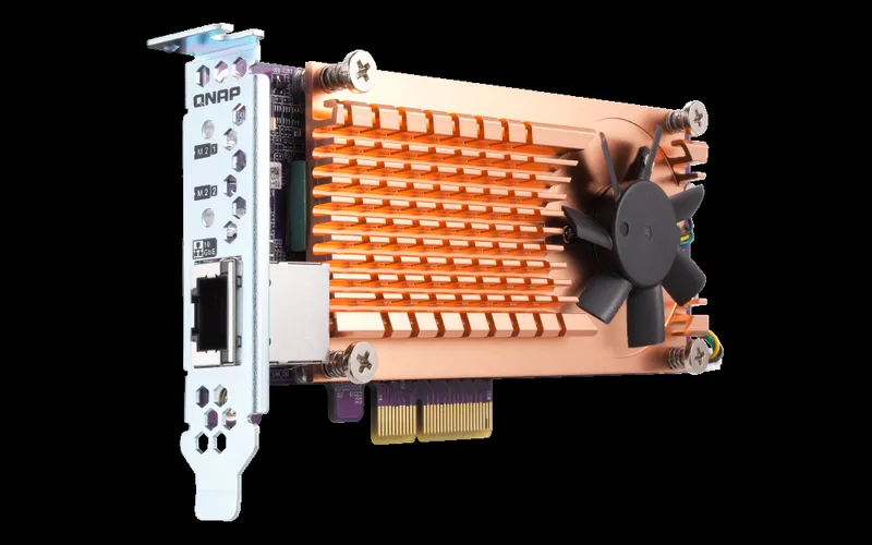 QNAP QM2-2S10G1TA nätverkskort/adapters Intern M.2