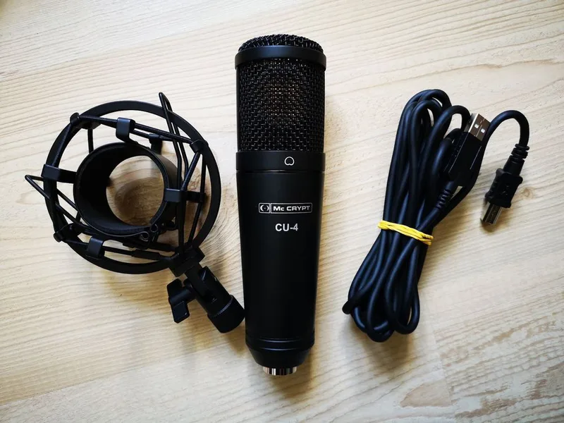 Renkforce CU-4 USB-studiomikrofon Sladd inkl. kabel,