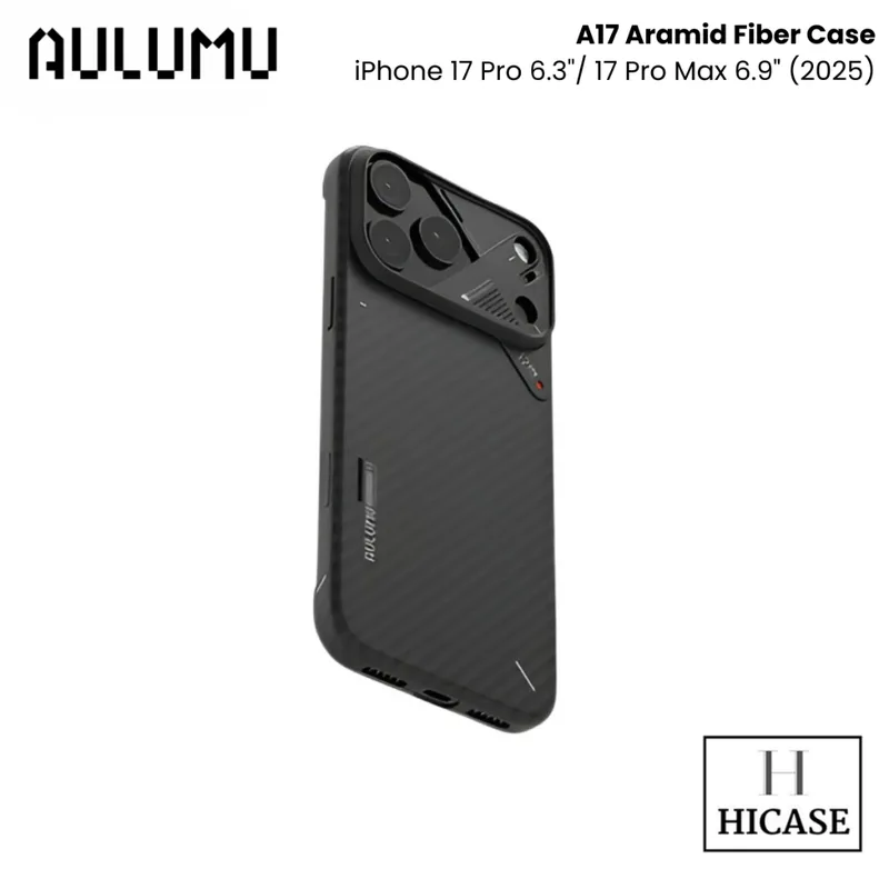 Aulumu A17 Aramid Fiber för iPhone 17 Pro Max skal