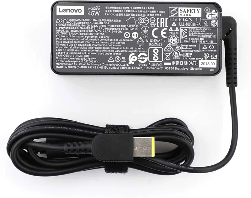 Lenovo ThinkPad 45W AC Adapter (Slim Tip)