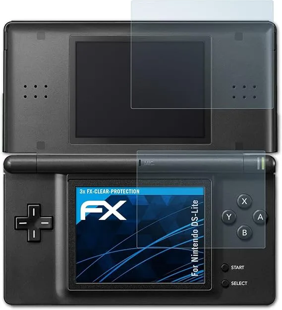 atFoliX Skärmskyddsfilm är kompatibel med Nintendo DS-Lite Film, ultra-klar FX Skyddsfilm (Set av 3)