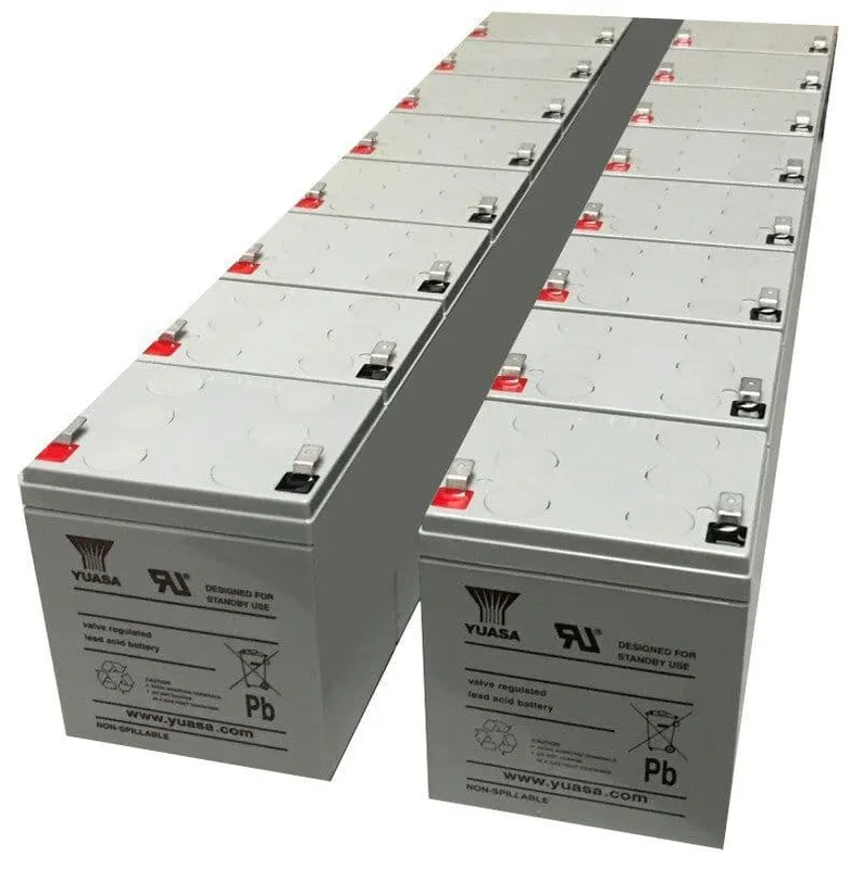 vhbw 2 x batteri kompatibel med APC Smart-UPS RT SURTD3000RMXLI, DLA2200RMI2U