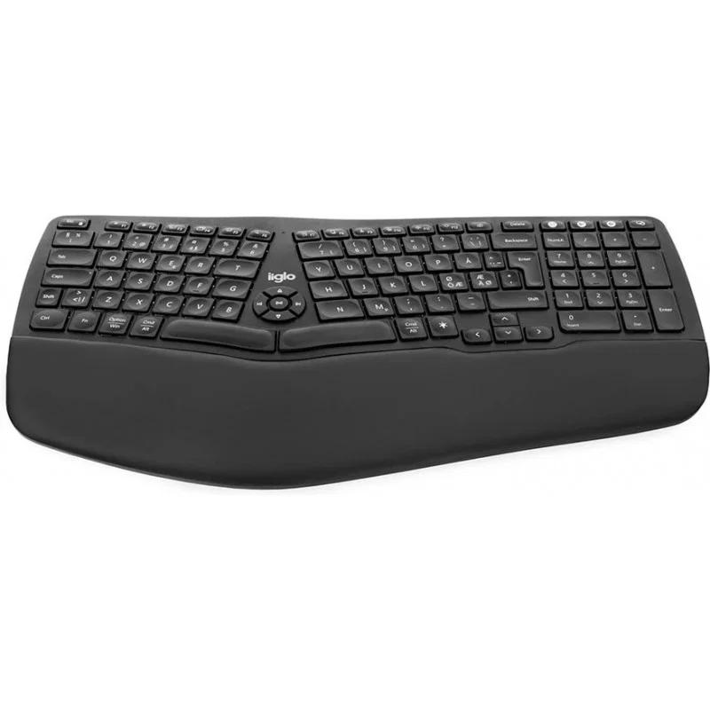iiglo ERGO Trådlöst Ergonomiskt Tangentbord