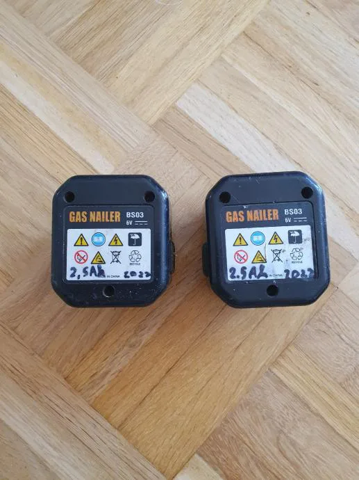 vhbw 2 x batteri kompatibel med TJEP GRF 34/90 gas, GRF 34/105 gas, HA 35 gas 2G