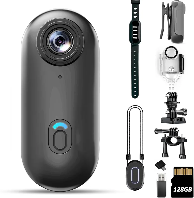 Actionkamera Sport DV Shooting Kamera Mini Body Videokamera Rörelse DVR Ljud Röstinspelning Digital Security Video Recorder Med Ett Klick