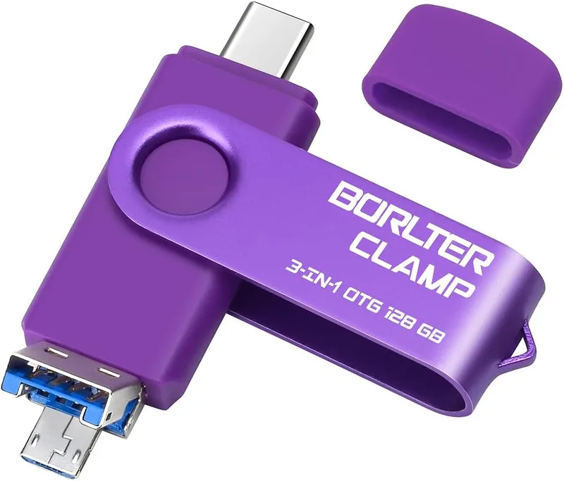 BORLTER CLAMP USB-minne 128 GB