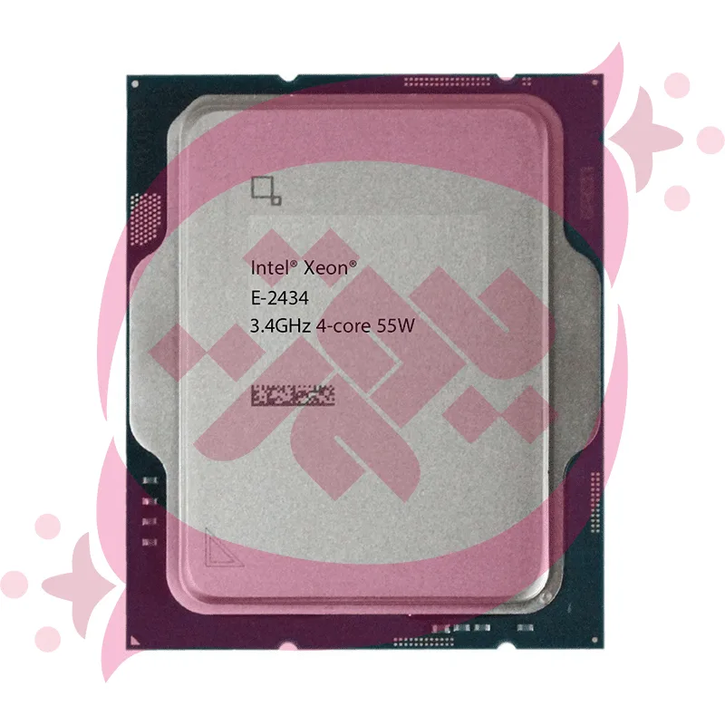 Intel Xeon E-2434-3,4 GHz – 4 kärnor – 8 trådar – 12 MB cacheminne – FCLGA1700 uttag – låda