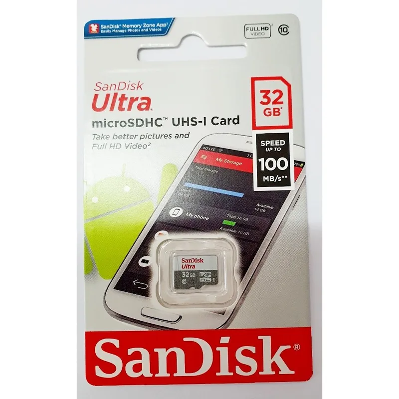 SanDisk 32GB Ultra microSDHC