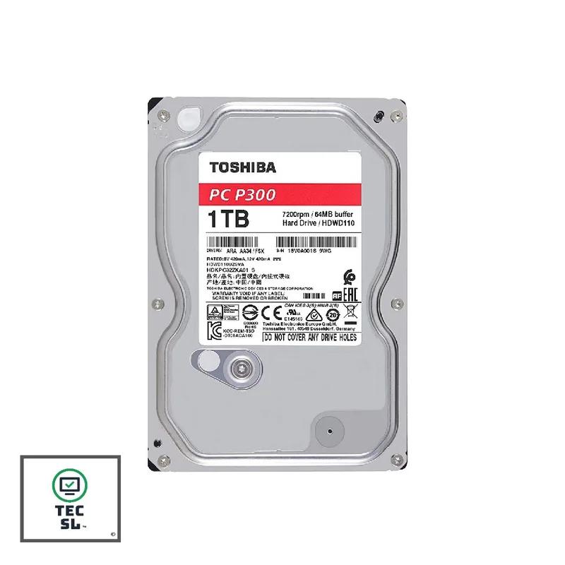 Toshiba 1TB SATA 6Gb/s 7200RPM 3.5 HDD