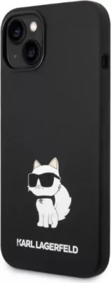 Karl Lagerfeld Choupette Silikonfodral för iPhone 14 Plus