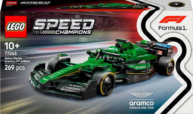 LEGO Speed Champions Aston Martin Aramco F1 AMR24 racerbil