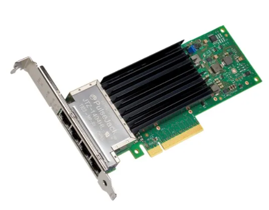 NIC/PCiE up to 10Gb RJ45 x 4 Retail