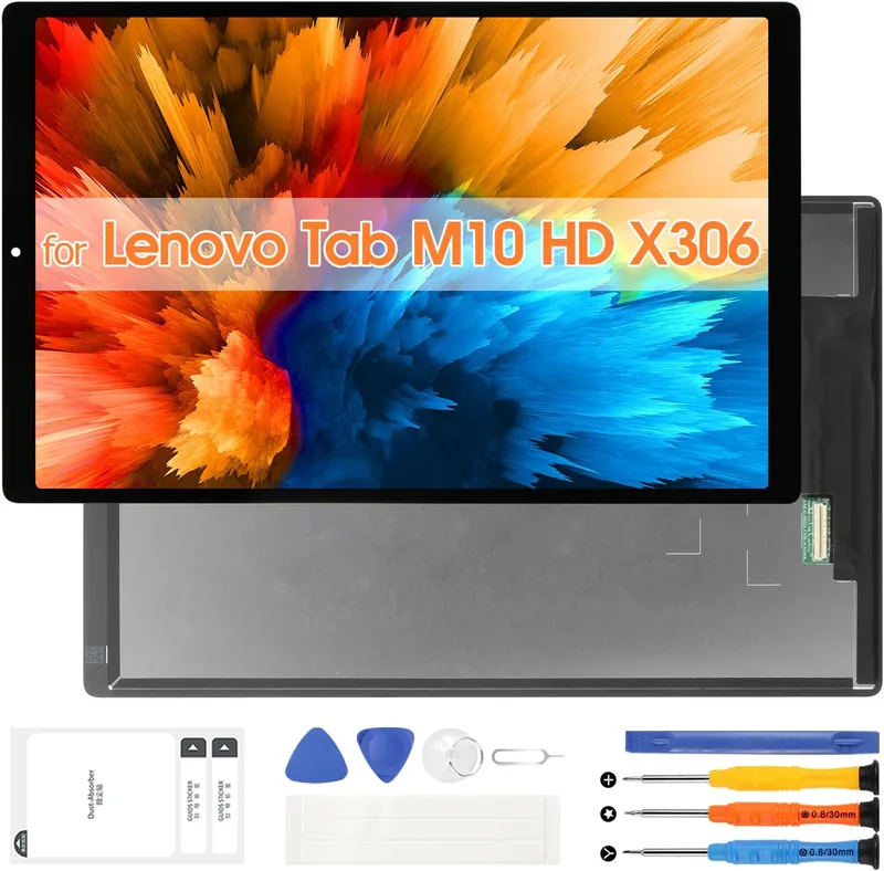 Pekskärm + OCA LCD Frontglaspanel för Lenovo Tab M10 HD