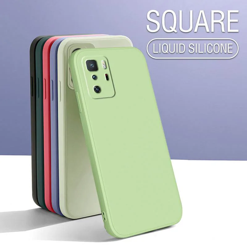 RankOne Airbag flytande silikon mobiltelefonfodral för Xiaomi MI 14T Pro (6,67 tum)
