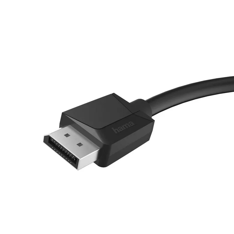 Hama Kabel DisplayPort 1.2 Ultra-HD 4K 0.75m Svart