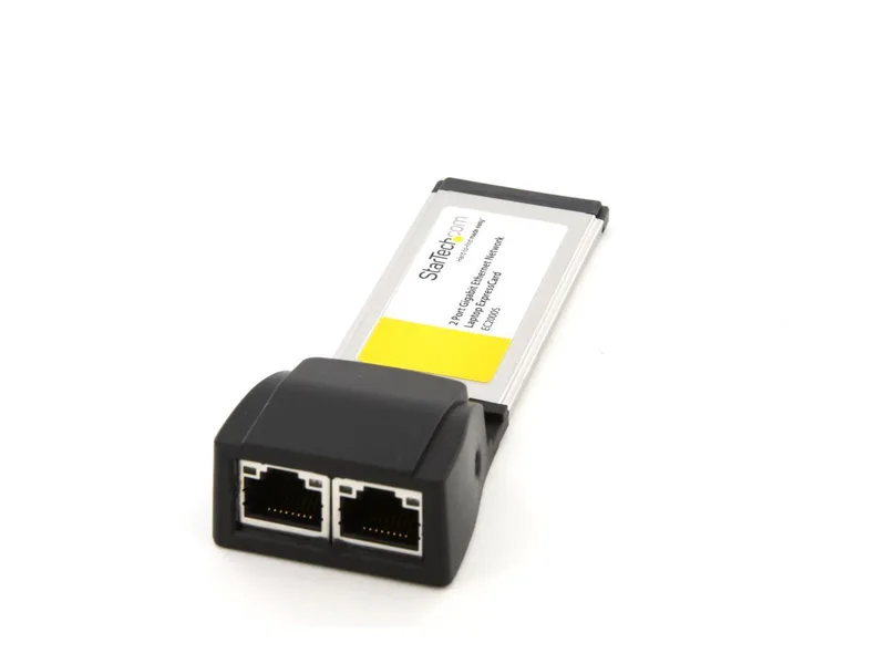 Startech Dual Port ExpressCard Gigabit Laptop Ethernet