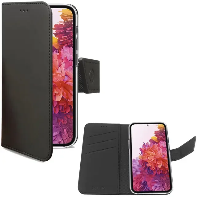 Celly Wallet Case Galaxy S20 FE Svart