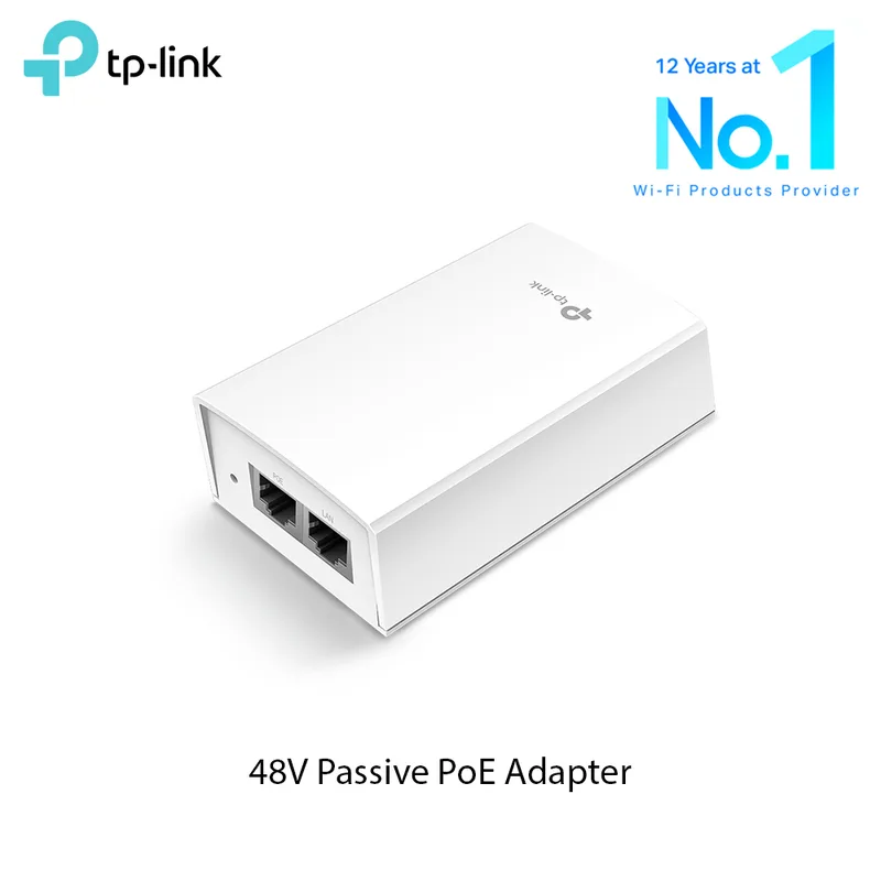 Gigabit Passive Ethernet Network Power Adapter 48V 0.95A 45.6W