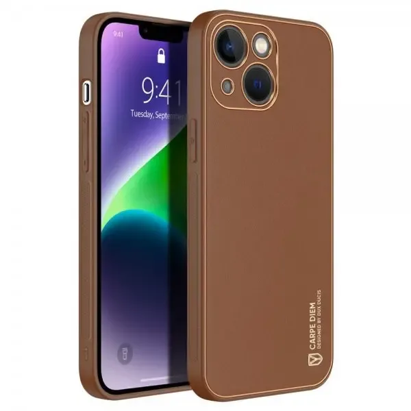 Dux Ducis iPhone 14 Skal YOLO Series Brun