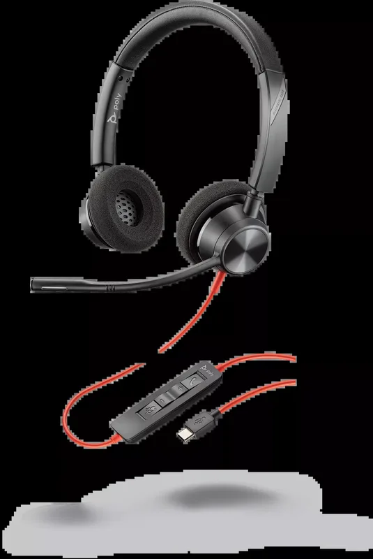POLY HP Poly Blackwire 3320 headset USB-C