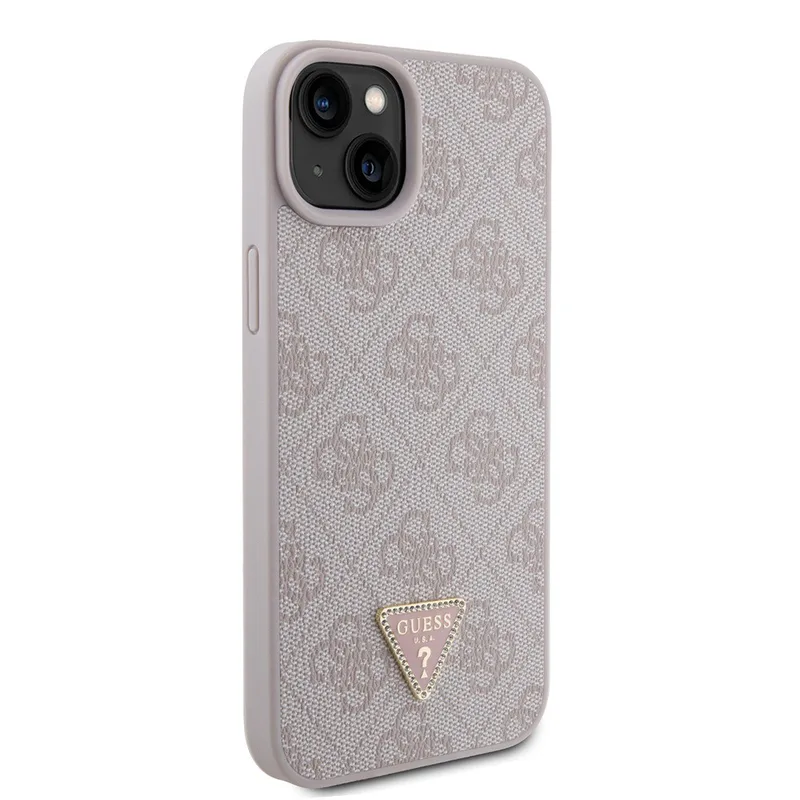 Guess Mobilskal till iPhone 15 Plus Strass Metal Logo