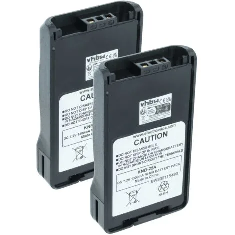 vhbw batteri ersättning för Kenwood KNB-35, KNB-35Li, KNB-40