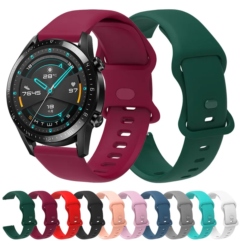 Snabbkoppling Av Silikonarmband For Huawei Watch GT2/3/4 46mm