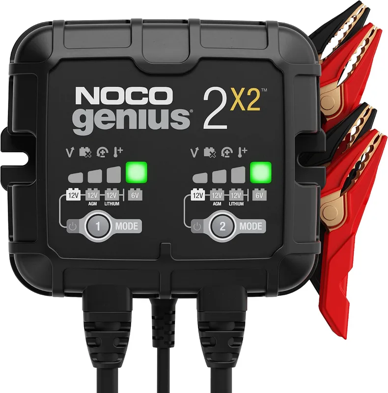 NOCO GENIUS2X2, 2-Bank 4A Smart Batteriladdare
