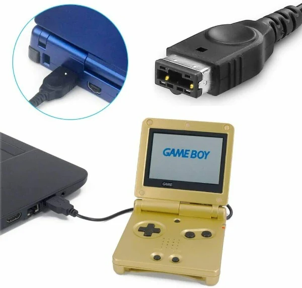 USB-laddningskablar för Game Boy Advance SP och Nintendo DS